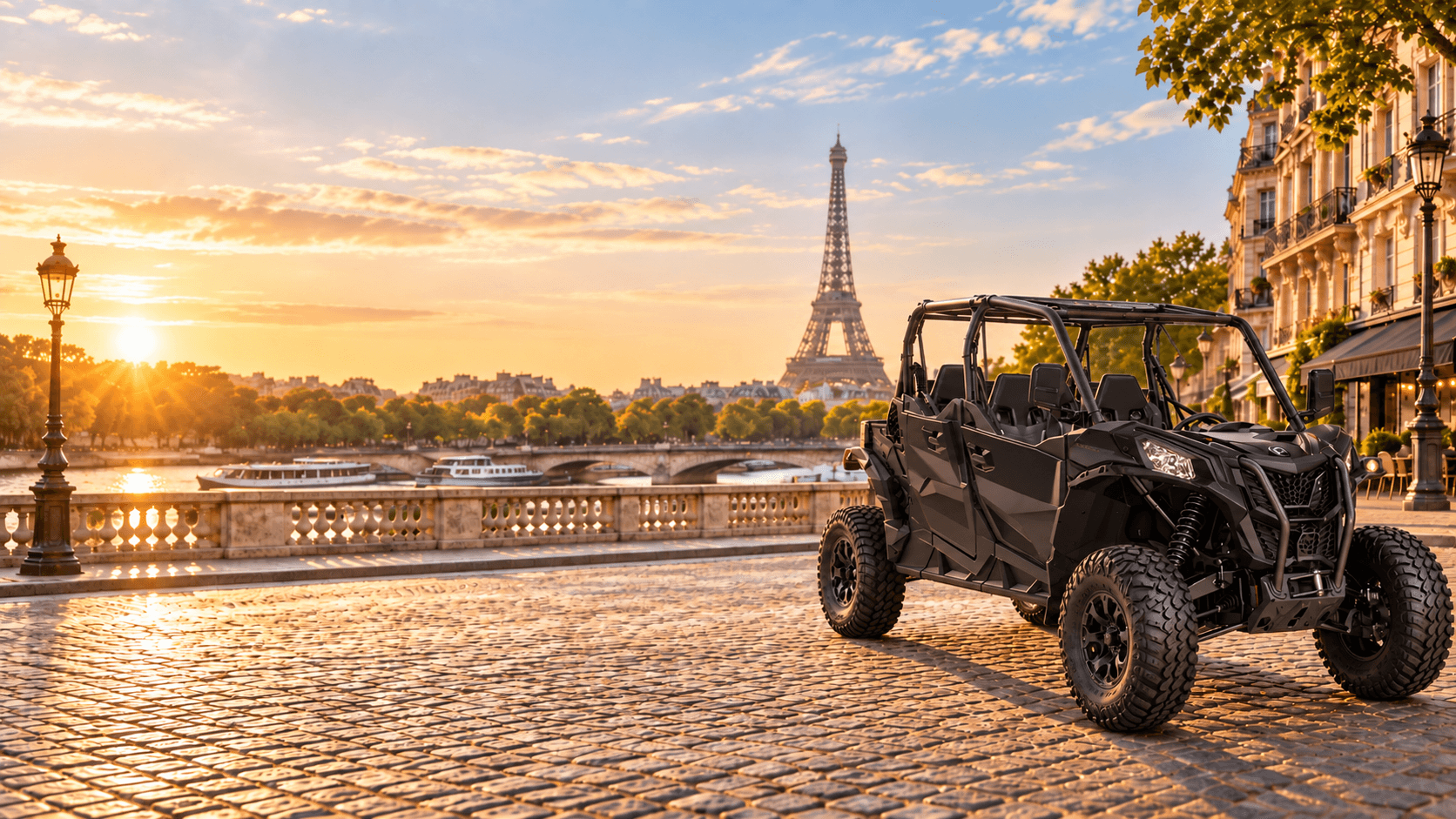 Can-Am avec Paris en arrière-plan