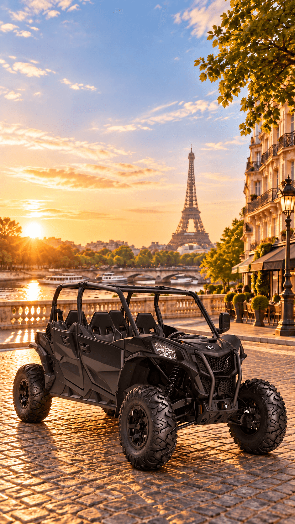 Can-Am avec Paris en arrière-plan